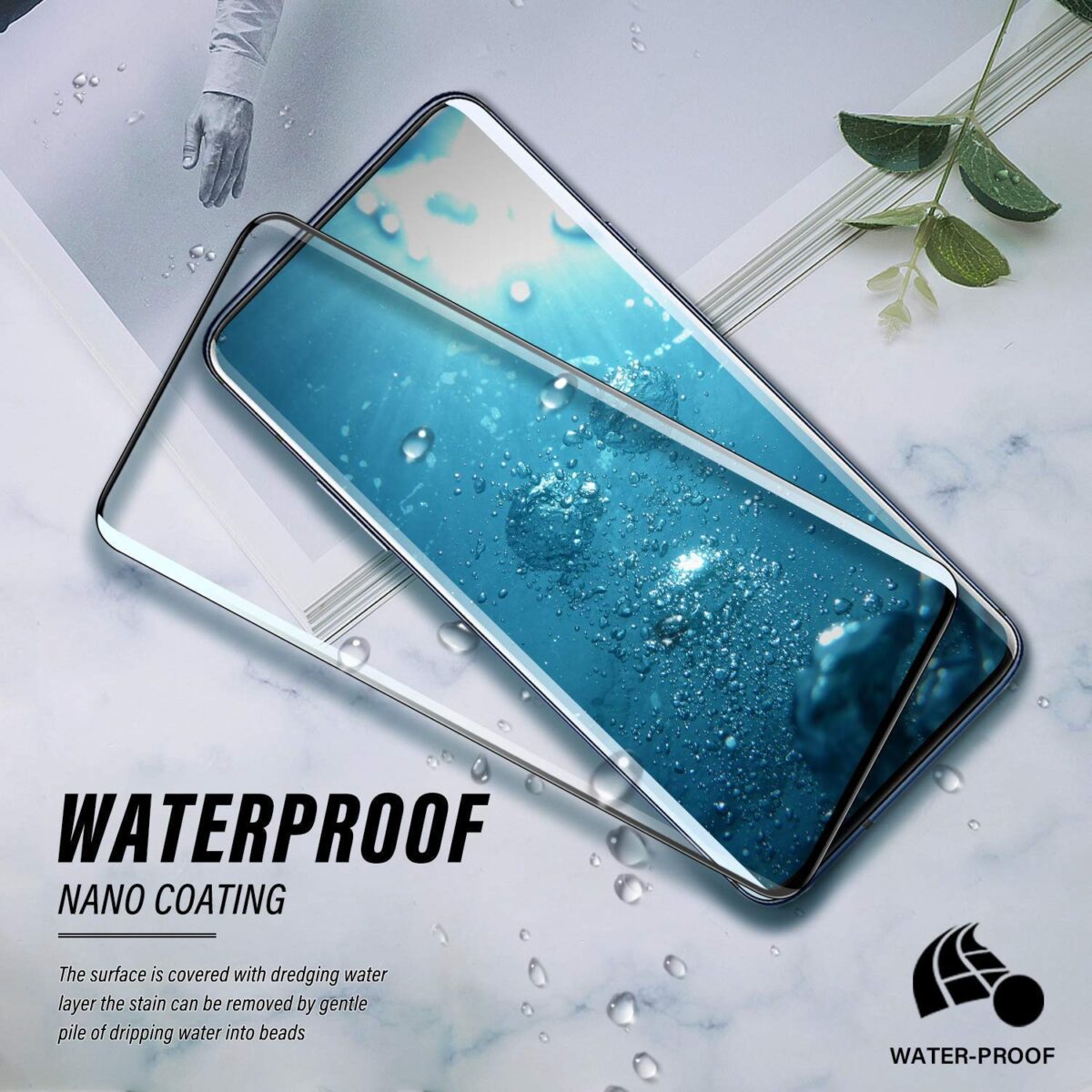 OnePlus 7T Pro Tempered Glass Glu Basket