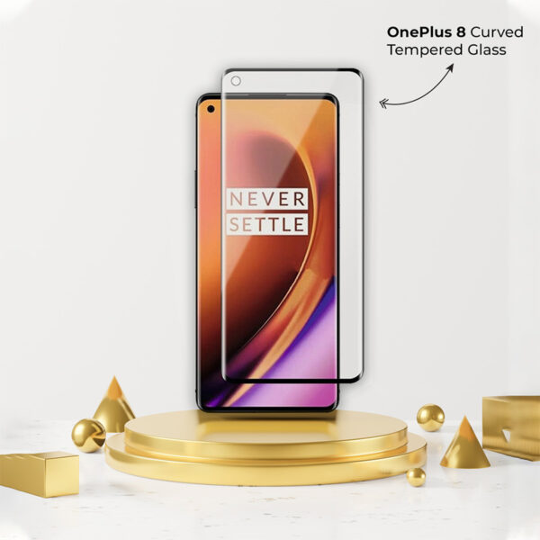 one plus 8 full curved tempered glass