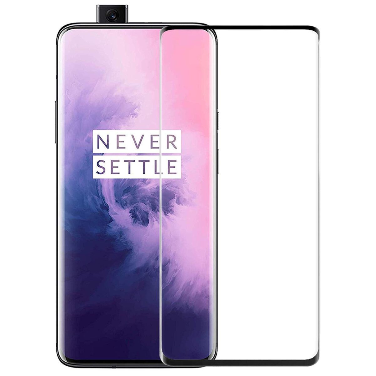 OnePlus 7 Pro Full Tempered With Back Camera Lens Glu Basket